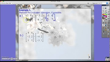 3 5 Perform Basic Matrix Operations