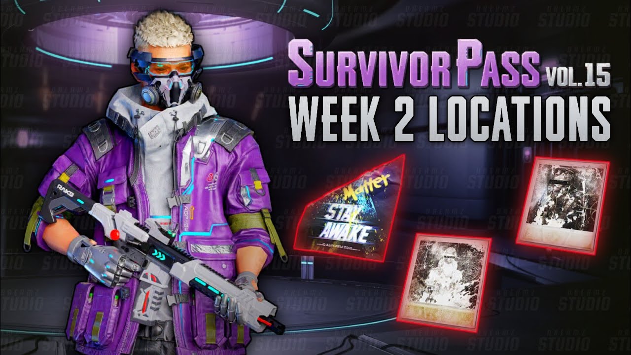 SP15 WEEK 2 LOCATIONS | SURVIVOR PASS VOL. 15 | NEW STATE MOBILE