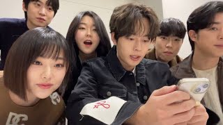 231116 Kang Mina with 'Oh, Well Done (사채소년)' casts instagram live