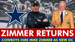 BREAKING: Mike Zimmer Hired As Next Cowboys Defensive Coordinator | Dallas Cowboys News \& Reaction