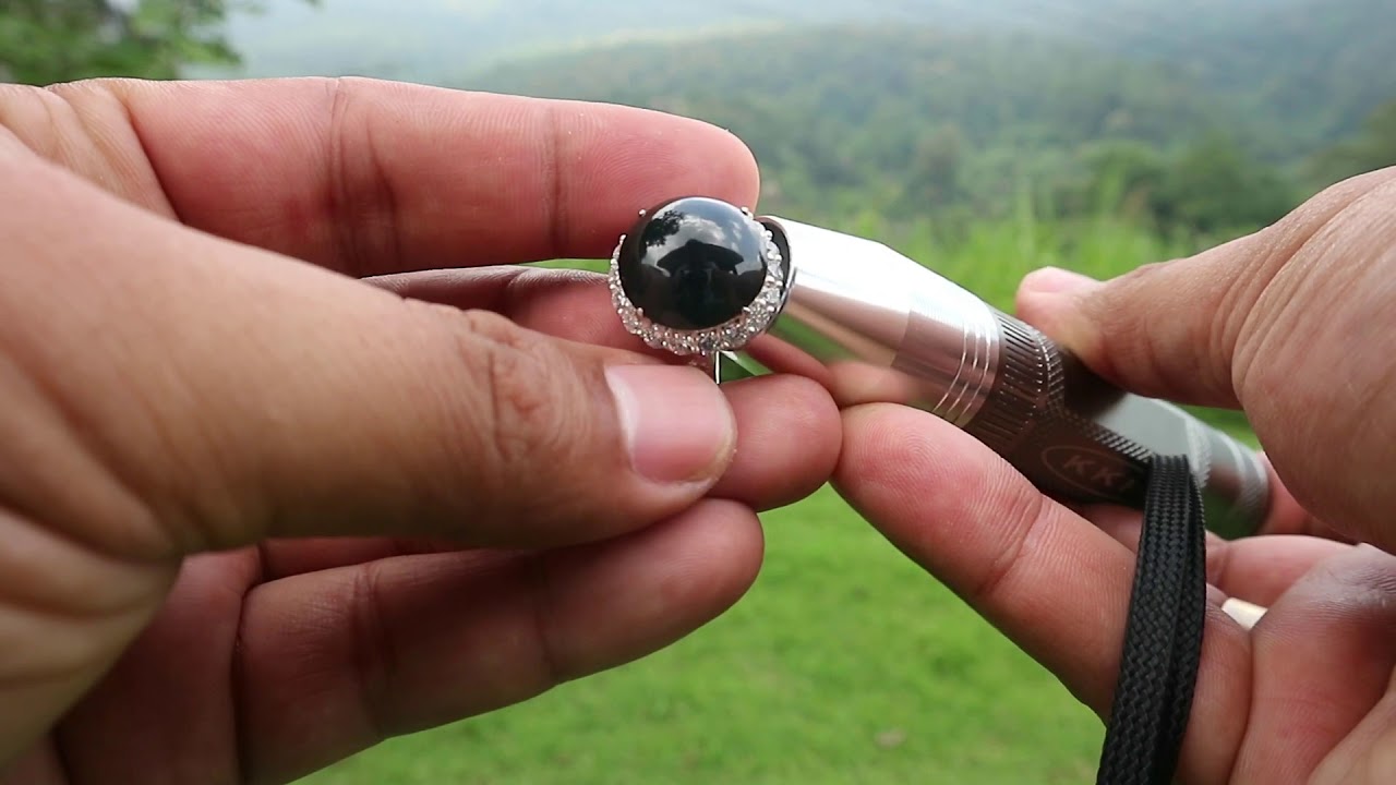 Black Jade Ring Burma 