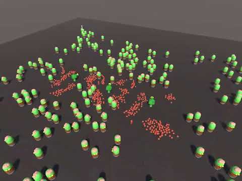 Turret vs Zombie Simulation using Unity DOTS - YouTube