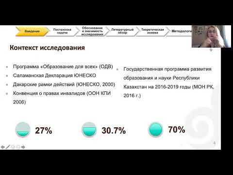 Начальная педагогическая подготовка к инклюзивному образованию в Казахстане...