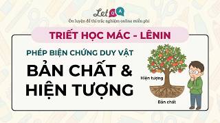 Video bài giảng: Phạm trù Bản chất và Hiện tượng