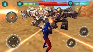 ► Flying Superhero Spider Vs X Superhero Robots Android Gameplay screenshot 3