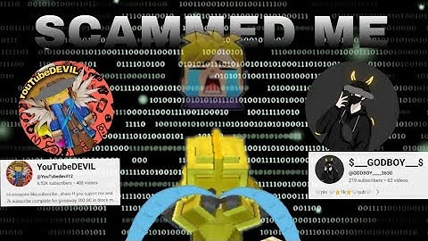 @blockmango.official What are You Doing ? 🤯 | Scammers - @YouTubedevil12 , @KIRATBOY36009