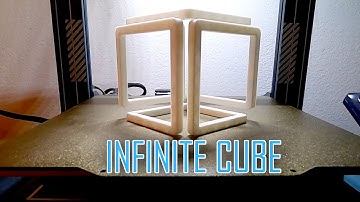 Infinite Cube - 3D Print Timelapse