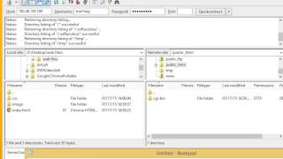 How to upload HTML Files using Filezilla