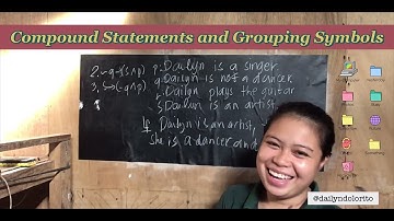 Compound statements and grouping symbols |dolorito dailyn| MMW