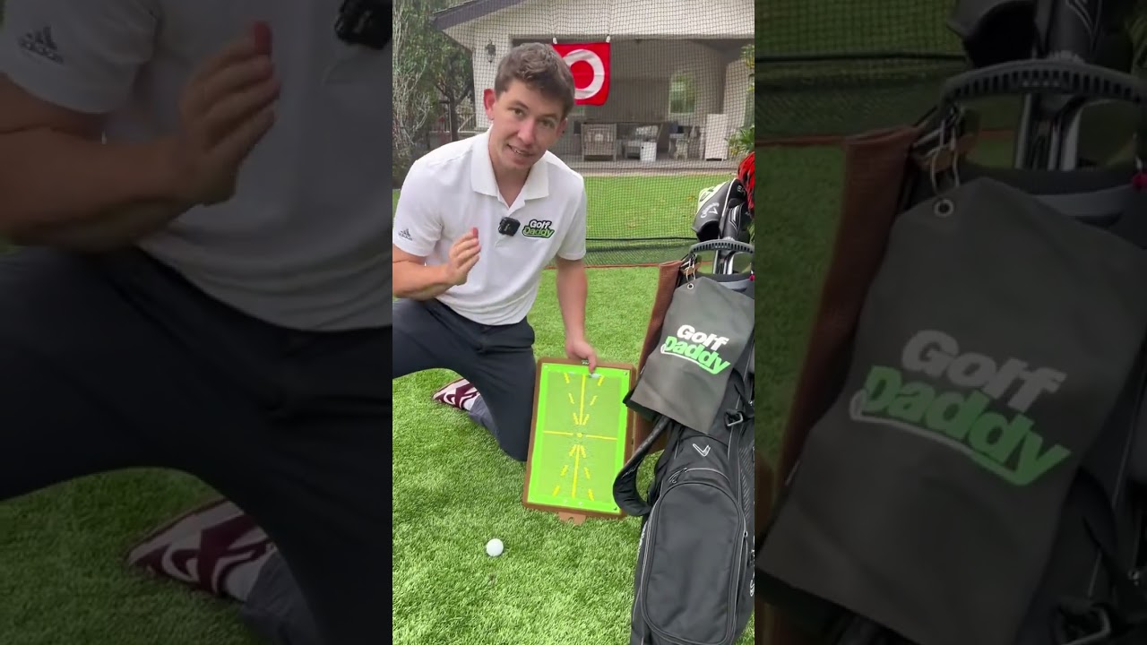 Use the Divot Daddy INDOORS or OUTDOORS to quickly become a more consistent golfer 🏌️‍♂️ 