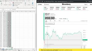 Excel VBA - Web Scrape: Bloomberg