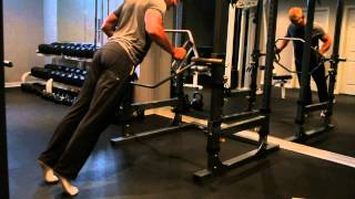 Trap Bar Exercises: Push-Up - Resistance Training, Hex Bar, Functional Training, Muscle and Strength