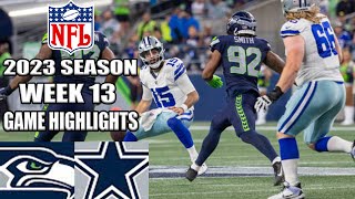 Seattle Seahawks vs Dallas Cowboys Full Game (12/30/23) WEEK 13 | NFL Highlights 2023