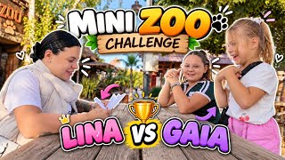 MINI ZOO CHALLENGE! 🦁 LINA vs GAIA… WHO WILL WIN?! screenshot 4