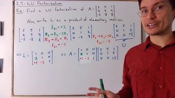 NYC - 2.5 - Finding a LU Factorization