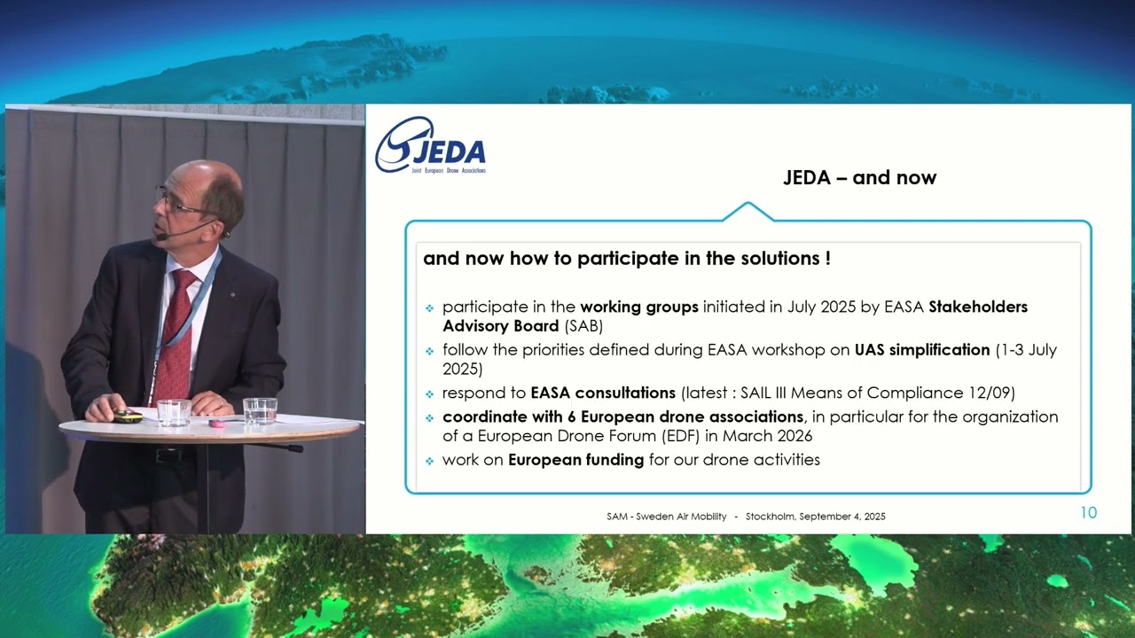 Sweden Air Mobility 2025: Unmanned Aviation in Europe: Insights and Perspectives