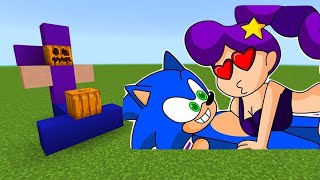 Poppy Playtime LILY LOVEBRAIDS X SONIC Addon in MINECRAFT!