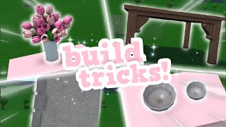 4 useful bloxburg build hacks!! | TUTORIAL TUESDAY