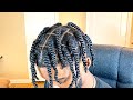 How To: Two Strand Twist Men! (Grow Longer Hair Faster)