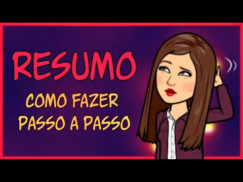 Vídeo: Como escrever um bom resumo para um relatório de leitura de livro