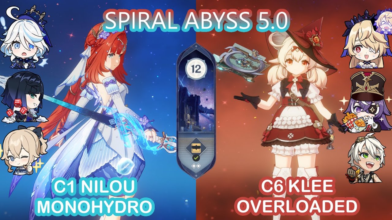 PLEASE BUFF KLEE! || C1 Nilou MonoHydro & C6 Klee Overloaded || 5.0 ...