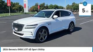 2024 Genesis GV80 Genesis Dublin Tri_Valley TRIM Livermore Plesanton San_Ramon Alta White Value Gua