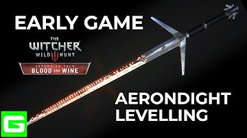 Quickest Way to Level the Aerondight Early Game in The Witcher 3 [NG and NG+]
