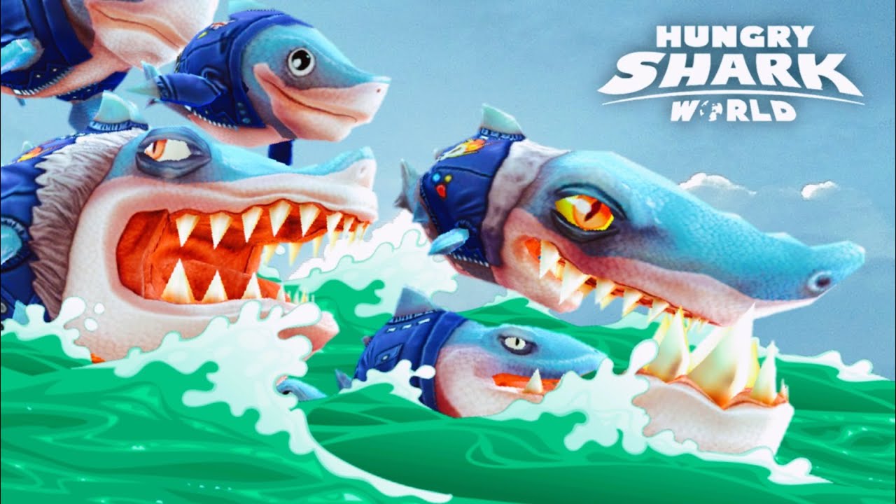 THE FRENZY IN WASTELAND - Hungry Shark World - YouTube