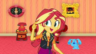 Blues Clues And Sunset Shimmer To Play Blues Clues Blue Goes On A Safari