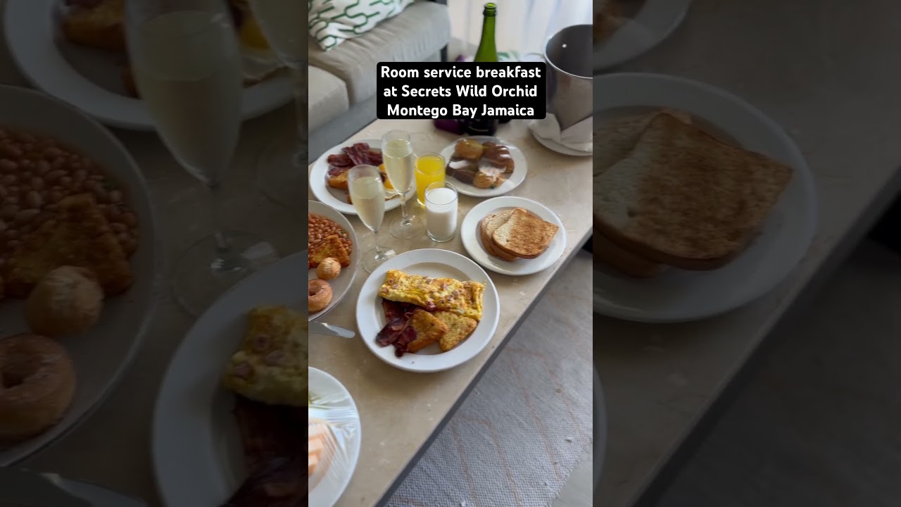 YouTube에서 Room service breakfast at Secrets Wild Orchid Montego Bay Jamaica #roomservice #breakfast #travel 보기 YouTube에서 Room service breakfast at Secrets Wild Orchid Montego Bay Jamaica #roomservice #breakfast #travel 보기