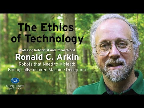 Mudd Center • The Ethics of Technology speaker Ronald Arkin