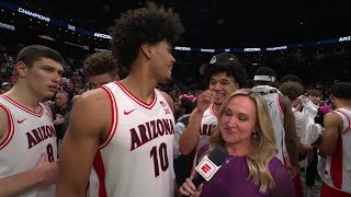 Arizona's Koa Peat Interview after Winning 2026 Phillips 66 Big 12 Men's Basketball Championship