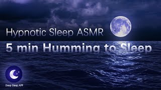 Hypnotic Sleep ASMR | Humming to Sleep (female) | Sleep ocean waves | HD ocean scenery screenshot 4