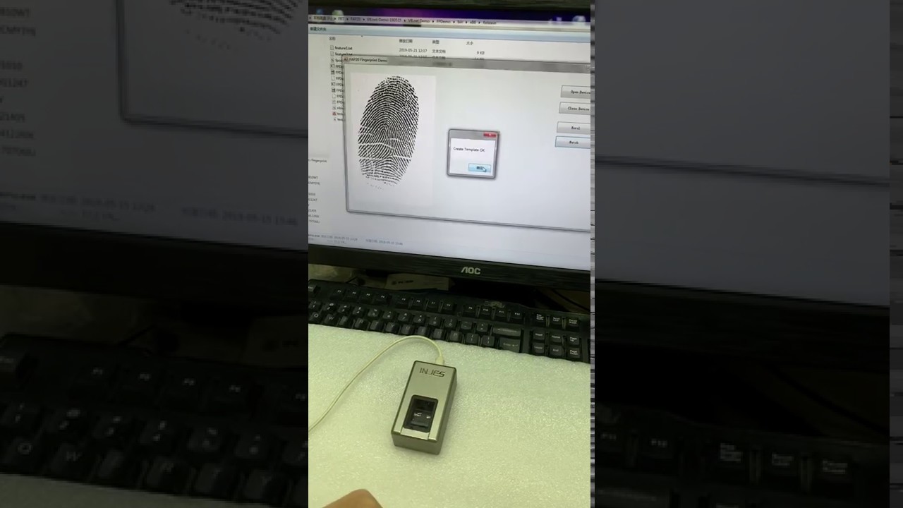 Good Wet Fingerprint Verification FRT9200 FAP20 Infrared Sensor