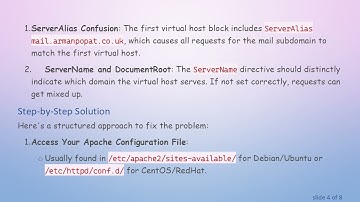 Resolving the Apache Config Mess Up: Main App Shows on Subdomain