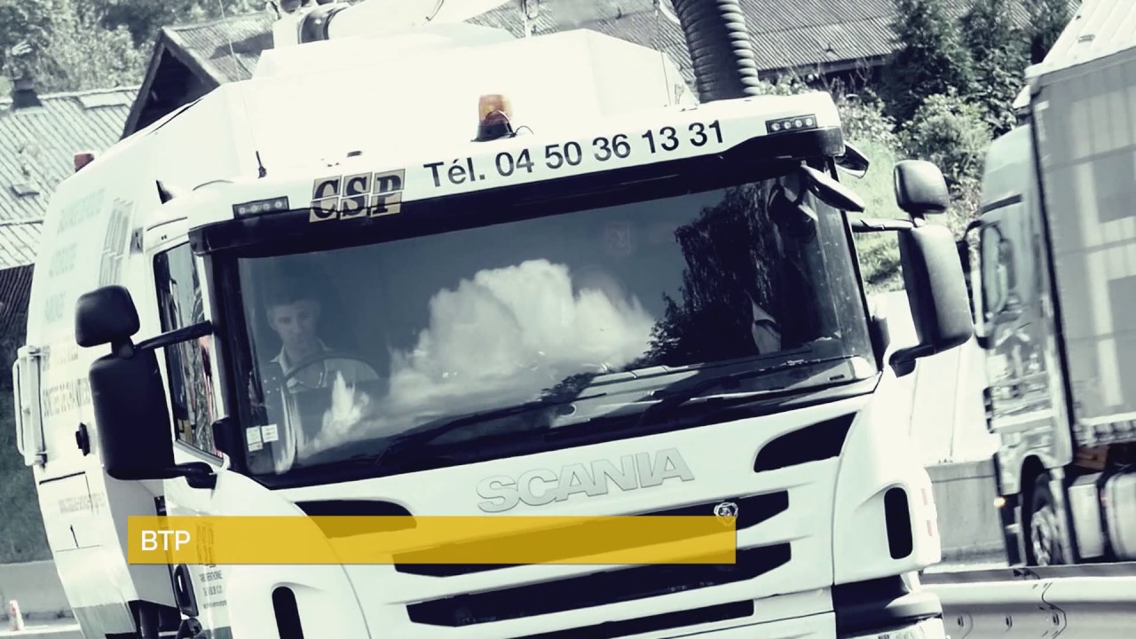 CSP, Balayage de route, chantier, parking, autoroute...