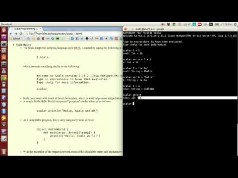 Scala Video 6: REPL