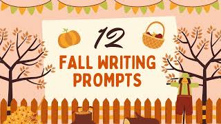 Celebrity 12 Fall Writing Prompts (Plus Free Autumn-Themed Printable) 🍂 Profile