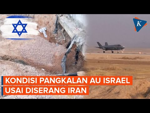 Potret Rusaknya Pangkalan Udara Militer Israel Usai Diserang Iran