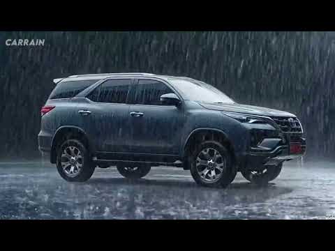 Heavy Rain at Night Inside a Toyota Fortuner 2025 – Pure Relaxation