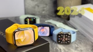 New 2024 Apple Watch SPORT LOOPS & SPORT BANDS [Sunshine, Light Blue, Soft Mint, Ocean Blue] screenshot 5