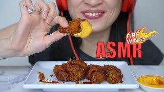 ASMR FIRE CHICKEN WING | NO TALKING | EATING SOUNDS