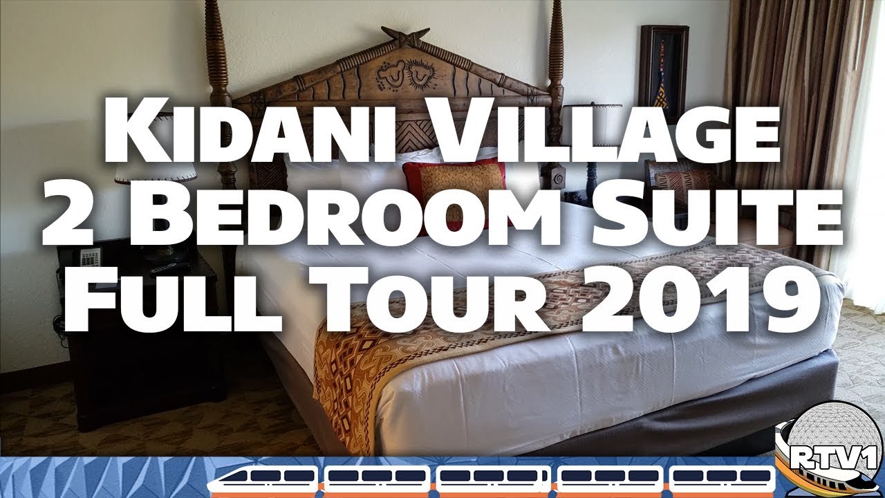 Disney S Animal Kingdom Lodge Kidani Village Dvc Two Bedroom Lockoff Full Tour 2019