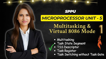 Microprocessor Unit-5 Multitasking & Virtual Mode ✅| Part 1| SPPU SE | 80386 Microprocessor