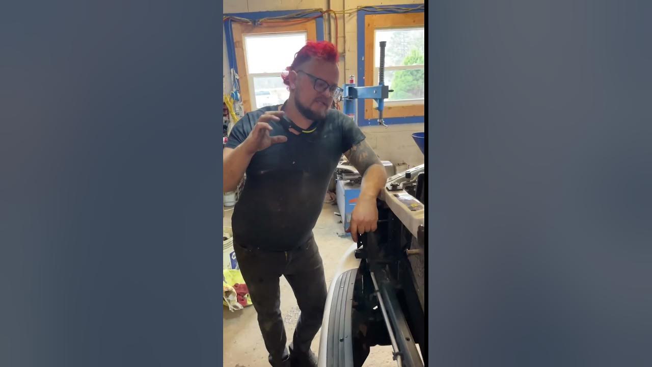 Water pump bearing failure weep hole leak carguy youtube