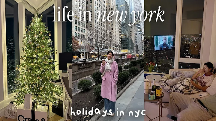 NYC Vlog | Ornament Shopping, Tree Decorating & Bryant Park Winter Village ❄️