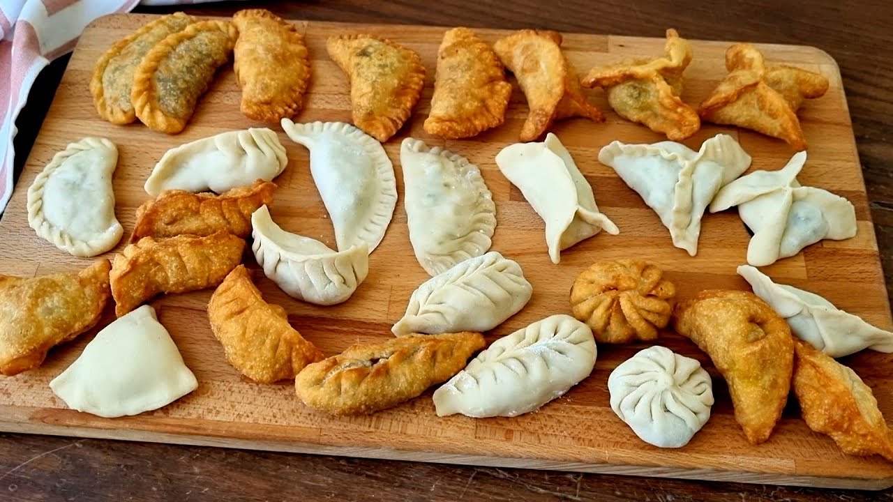 عجينه السمبوسك مع طريقه جديده لتشكيل الدواير بدون تهدير و طرق مختلفه لتشكيل السمبوسك