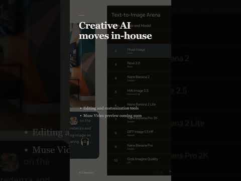 Meta Launches Muse Image: New AI Image Model Rolls Out Now