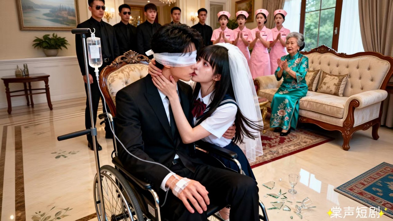 灰姑娘被迫嫁盲眼霸總，一吻重見光明！從此寵妻上天徹底淪陷