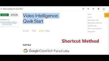 Video Intelligence: Qwik Start | #30daysofgooglecloud | Shortcut Method | Track 2 Skill Badge 2 |